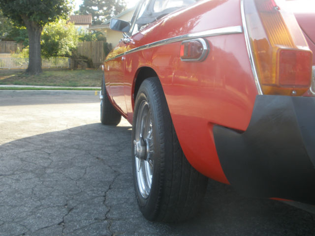 1979 Red MG MGB