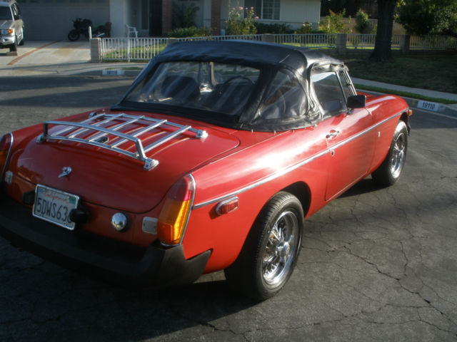 1979 Red MG MGB