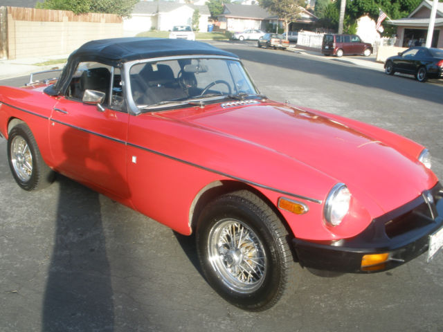 1979 Red MG MGB