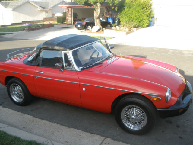 1979 Red MG MGB