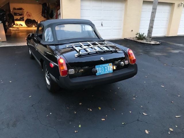 1979 Black MG MGB