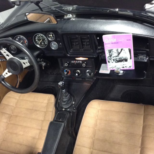 1979 Black MG MGB Convertible