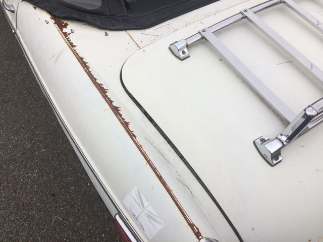 1979 White MG MGB Convertible