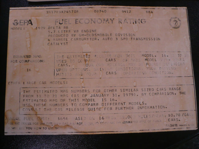 1979 Silver Oldsmobile Eighty-Eight