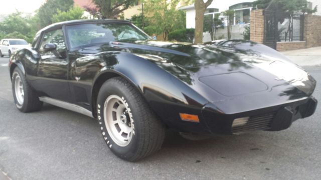 1979 Black Chevrolet Corvette Convertible