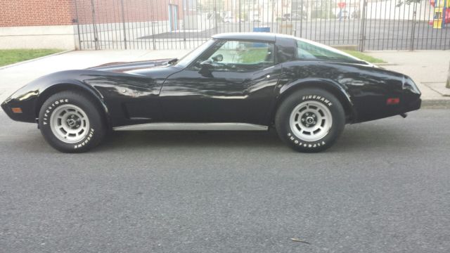 1979 Black Chevrolet Corvette Convertible