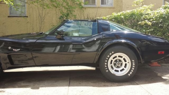1979 Black Chevrolet Corvette Convertible