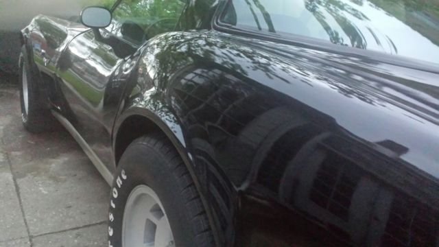 1979 Black Chevrolet Corvette Convertible