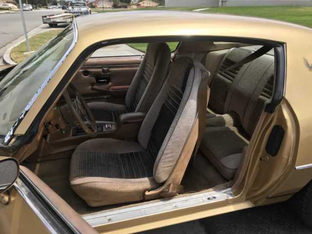 1979 Gold Pontiac Firebird Coupe