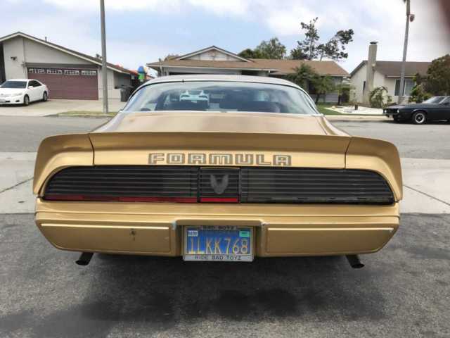 1979 Gold Pontiac Firebird Coupe