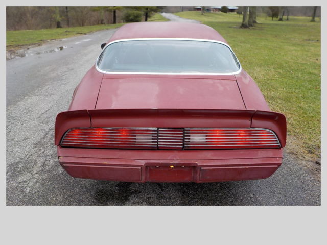 1979 Carmine Pontiac Firebird Coupe