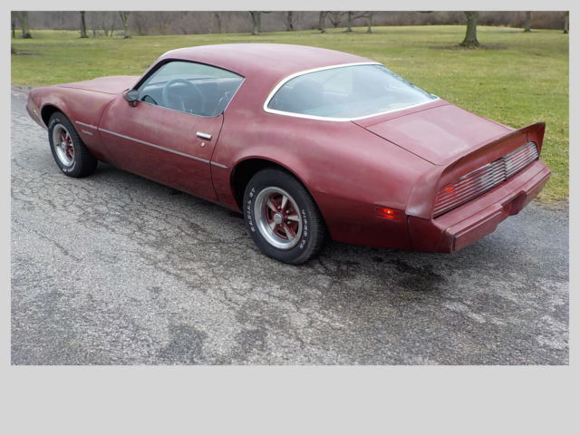 1979 Carmine Pontiac Firebird Coupe