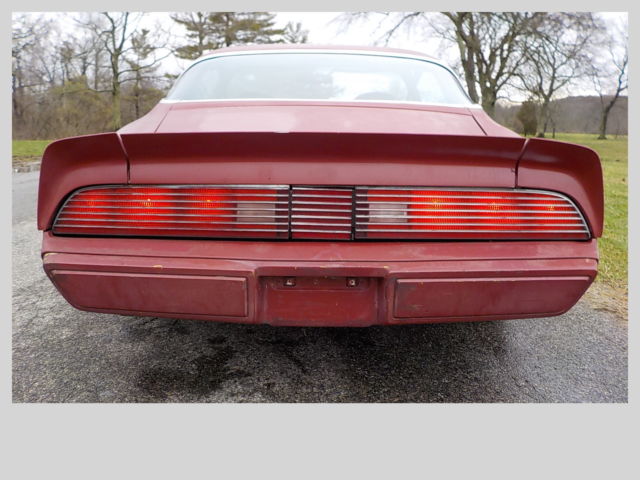 1979 Carmine Pontiac Firebird Coupe
