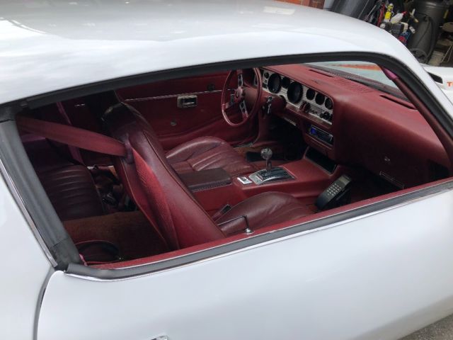 1979 White Pontiac Trans Am Coupe