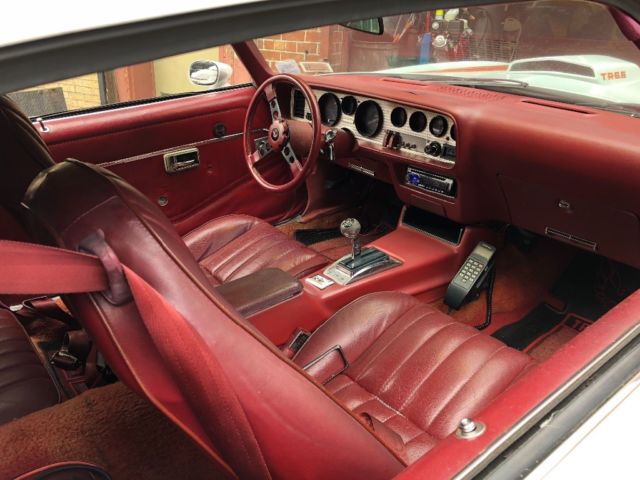 1979 White Pontiac Trans Am Coupe
