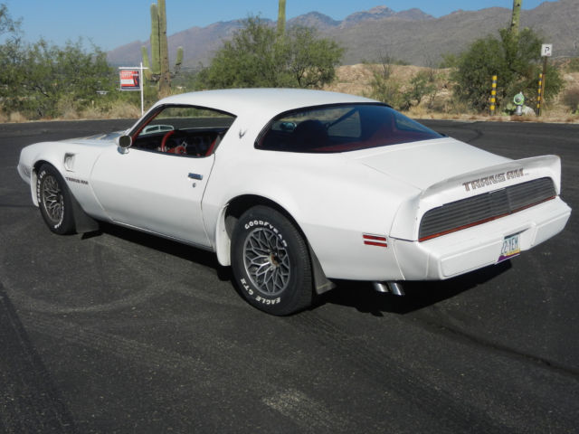 1979 White Pontiac Trans Am Coupe