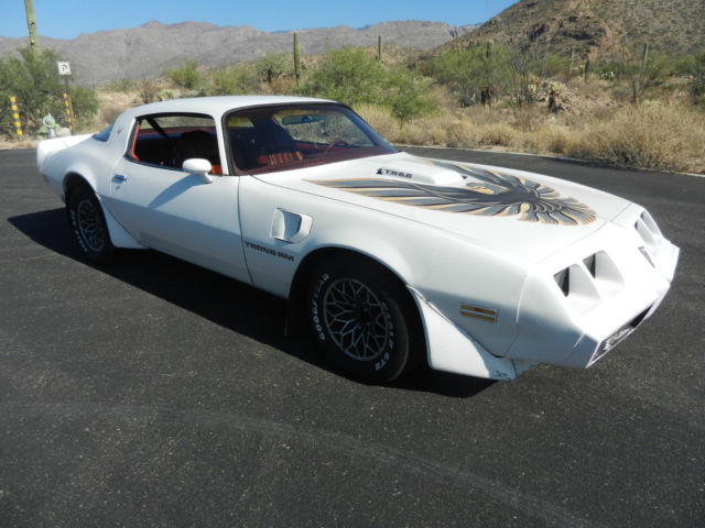 1979 White Pontiac Trans Am Coupe