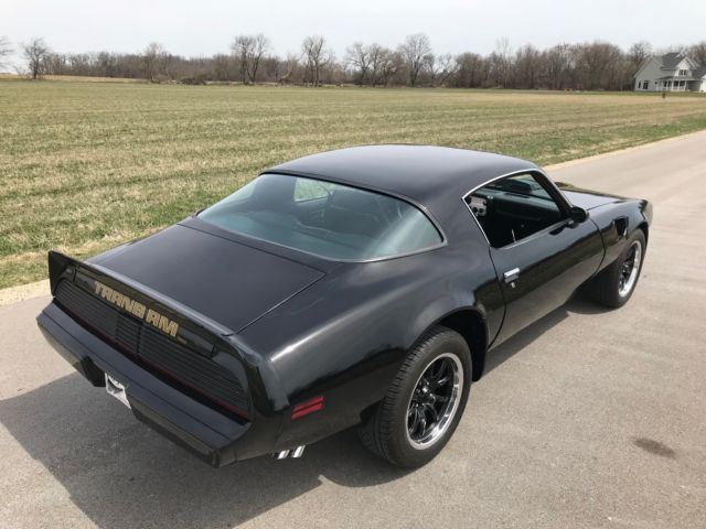 1979 Black Pontiac Firebird Coupe
