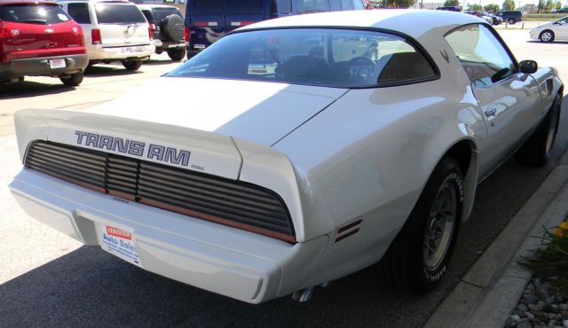 1979 White Pontiac Trans Am Coupe