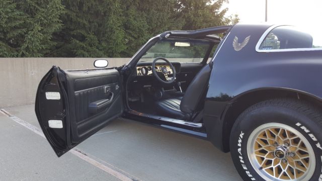 1979 Black Pontiac Trans Am Coupe