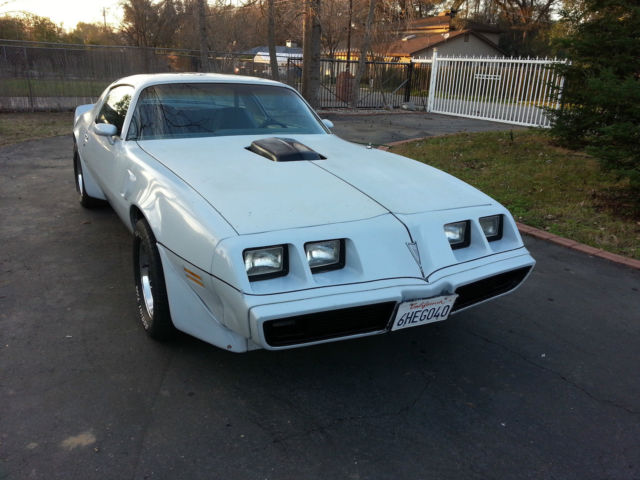 1979 White Pontiac Trans Am T Top