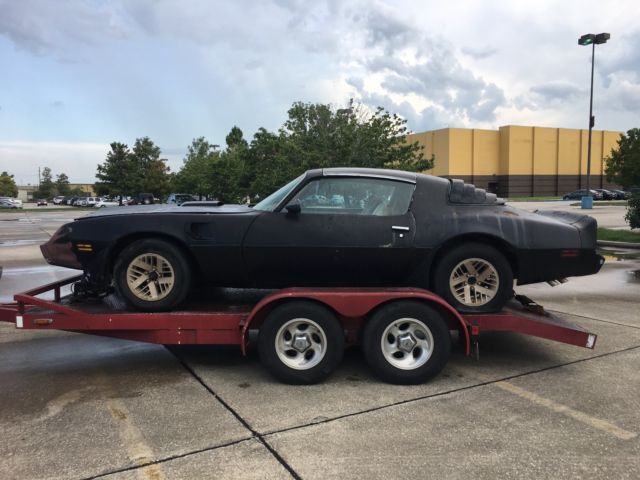 1979 Black Pontiac Trans Am
