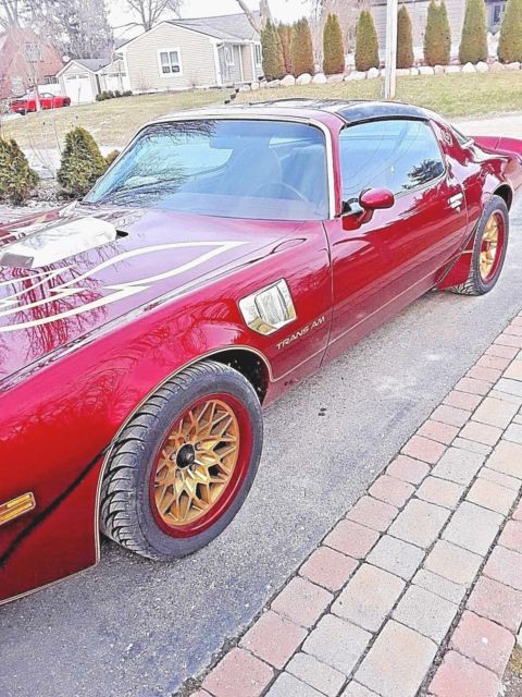 1979 Burgundy Pontiac Trans Am Coupe