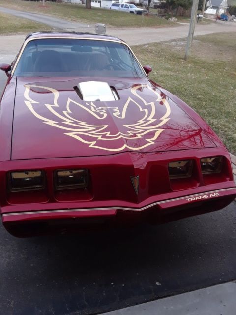 1979 Burgundy Pontiac Trans Am Coupe