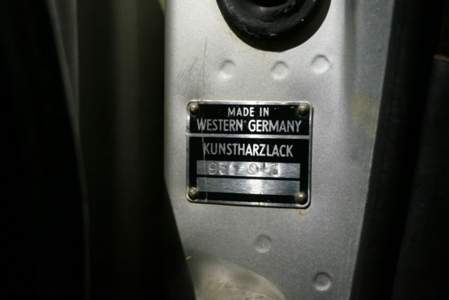 1979 black Porsche 930 Coupe