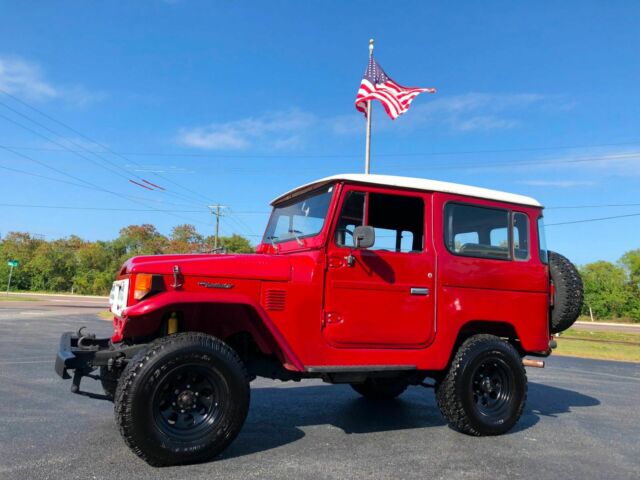 1979 Red Toyota LANDCRUISER DIESEL SUV