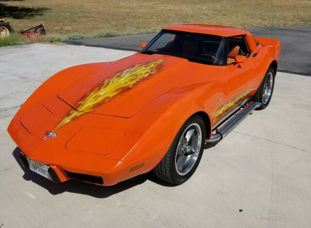 1979 Orange Chevrolet Corvette Coupe