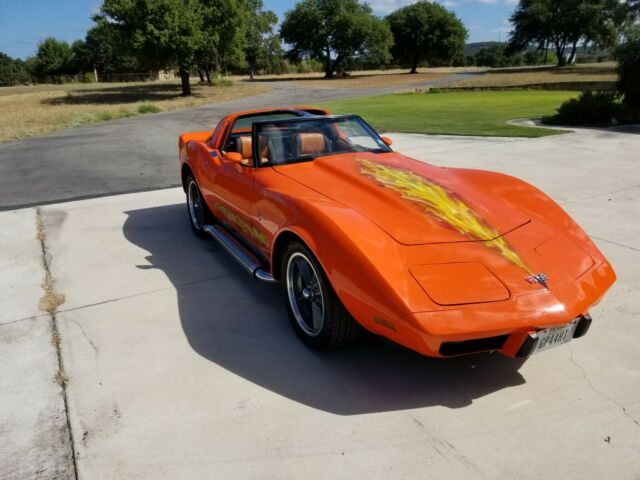 1979 Orange Chevrolet Corvette Coupe