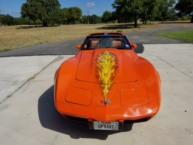 1979 Orange Chevrolet Corvette Coupe