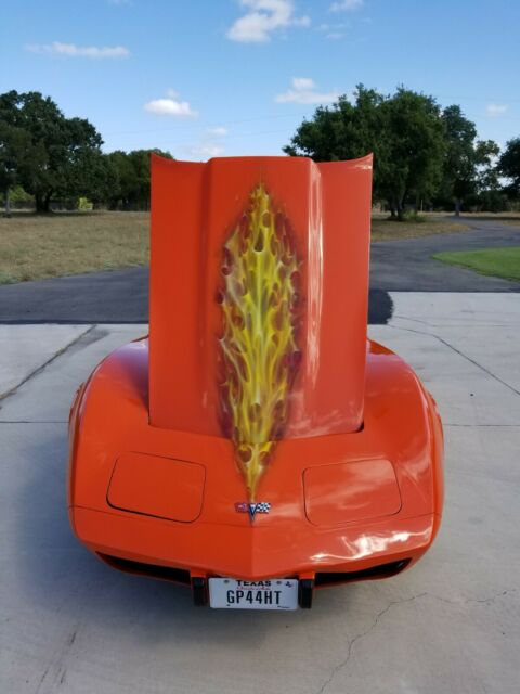 1979 Orange Chevrolet Corvette Coupe