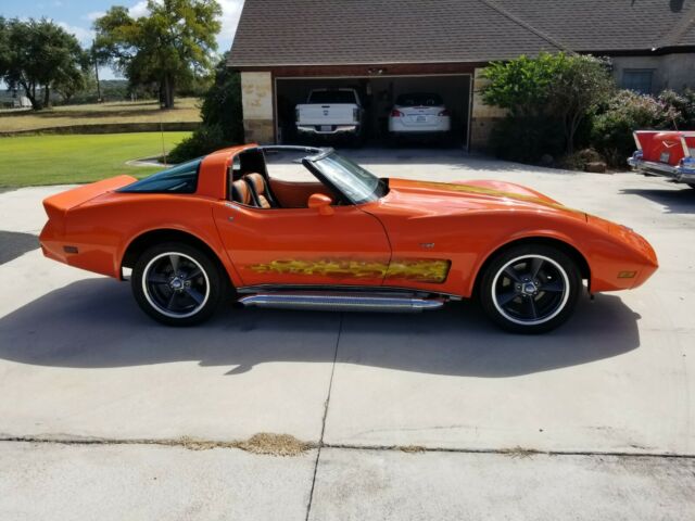 1979 Orange Chevrolet Corvette Coupe