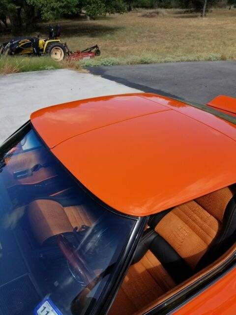 1979 Orange Chevrolet Corvette Coupe