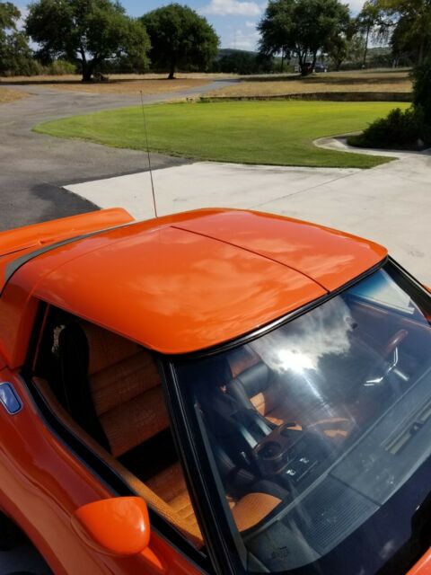 1979 Orange Chevrolet Corvette Coupe