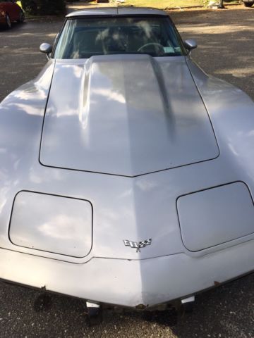 1979 Silver Chevrolet Corvette t-tops