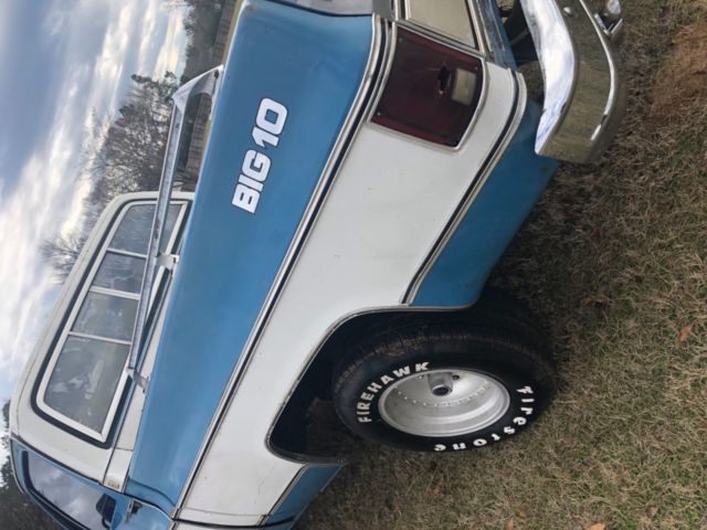 1979 Red and white Chevrolet C-10 Standard Cab Pickup