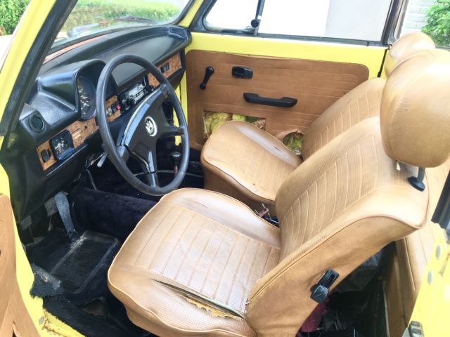 1979 Yellow Volkswagen Beetle - Classic Convertible