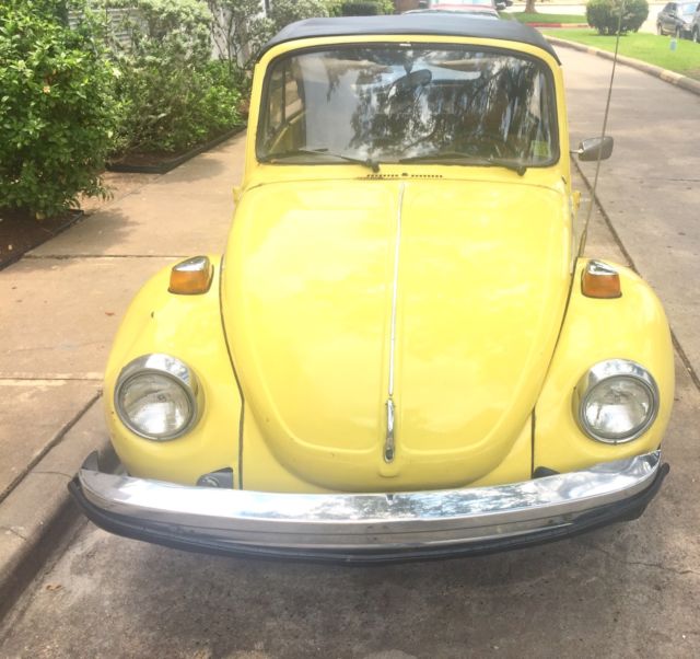 1979 Yellow Volkswagen Beetle - Classic Convertible