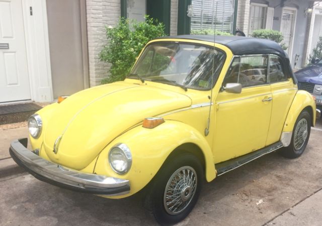 1979 Yellow Volkswagen Beetle - Classic Convertible