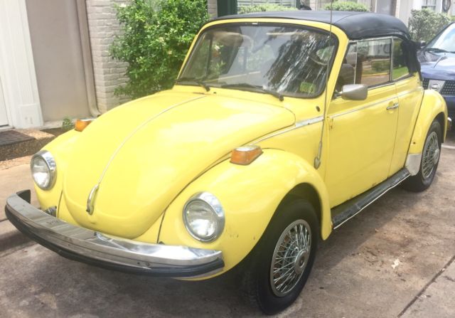 1979 Yellow Volkswagen Beetle - Classic Convertible