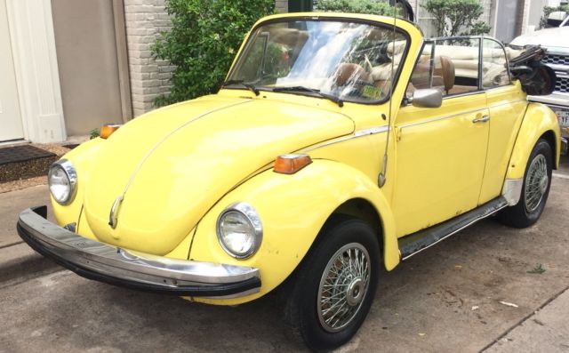 1979 Yellow Volkswagen Beetle - Classic Convertible