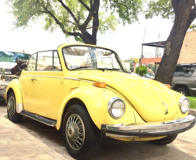 1979 Yellow Volkswagen Beetle - Classic Convertible