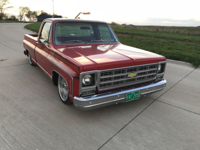 1979 Red Chevrolet C-10 Standard Cab Pickup