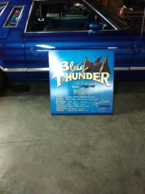 1979 Blue Ford Thunderbird Coupe