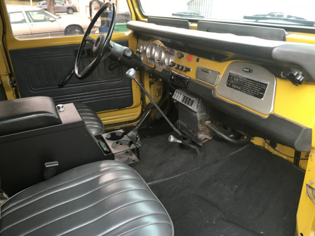 1979 Red Toyota Land Cruiser Convertible