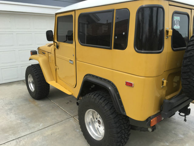 1979 Red Toyota Land Cruiser Convertible