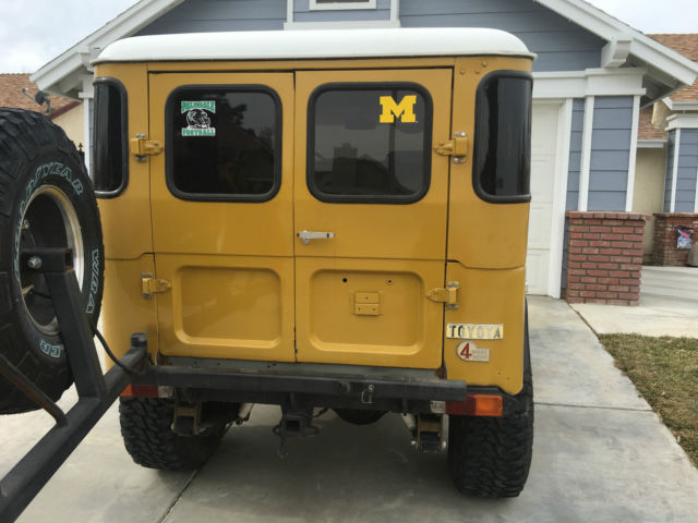 1979 Red Toyota Land Cruiser Convertible